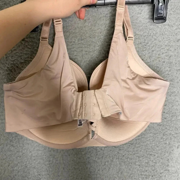 Torrid Curve womens nude beige tshirt bra adjustable straps underwire 38DDD - Picture 4 of 8